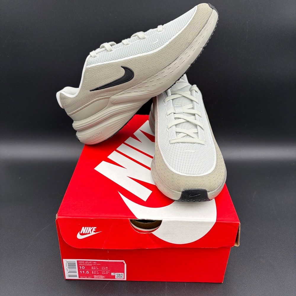 Nike Uplift SC Mens Running Shoes Light Silver Black Army IB2765-007 Size 10